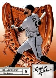 2019 Panini Leather & Lumber Base Set Brandon Belt #45 card
