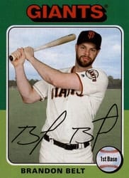 2019 Topps Archives Base Set Brandon Belt #134 card