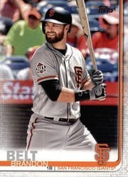 2019 Topps Base Set Brandon Belt #148 card