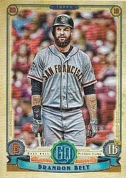 2019 Topps Gypsy Queen Base Set Brandon Belt #46 card