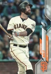 2020 Topps Base Set Brandon Belt #176 card