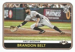 2020 Topps Big League Base Set Brandon Belt #226 card
