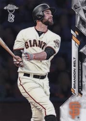 2020 Topps Chrome Ben Baller Edition Base Set Brandon Belt #147 card