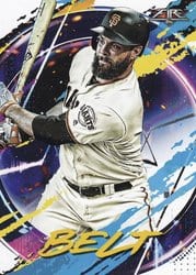 2020 Topps Fire Base Set Brandon Belt #151 card