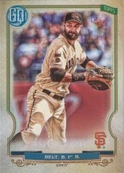 2020 Topps Gypsy Queen Base Set Brandon Belt #90 card