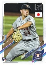 2021 Topps Japan Edition Base Set Brandon Bielak #184 card
