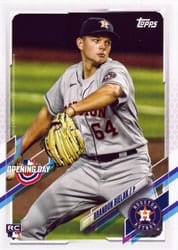 2021 Topps Opening Day Base Set Brandon Bielak #92 card