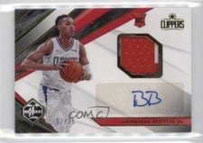 2021-22 Panini Chronicles Limited Rookie Jersey Auto Brandon Boston Jr #LRJ-BBJ card