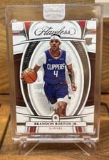 2021 Panini Flawless Brandon Boston Jr. #46 card