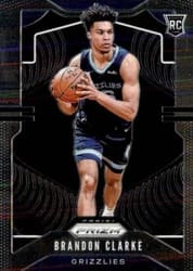 2019-20 Panini Prizm Base Set Brandon Clarke #266 card