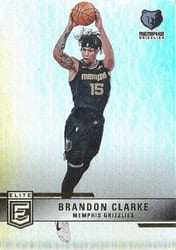 2021-22 Donruss Elite Base Set Brandon Clarke #158 card