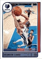 2021-22 Hoops Base Set Brandon Clarke #182 card
