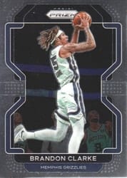 2021-22 Panini Prizm Base Set Brandon Clarke #77 card