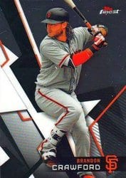 2018 Finest Base Set Brandon Crawford #115 card