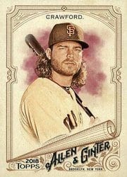 2018 Topps Allen & Ginter Base Set Brandon Crawford #215 card