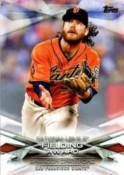 2018 Topps MLB Awards Brandon Crawford #MLBA-21 card