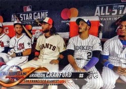 2018 Topps Update Base Set Brandon Crawford #US132 card