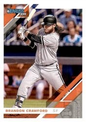 2019 Donruss Base Set Brandon Crawford #159 card
