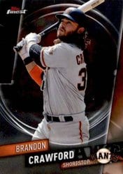2019 Finest Base Set Brandon Crawford #29 card