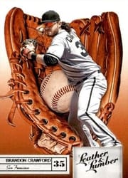 2019 Panini Leather & Lumber Base Set Brandon Crawford #2 card