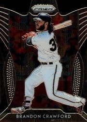 2019 Panini Prizm Base Set Brandon Crawford #129 card