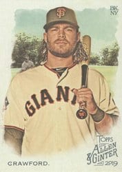 2019 Topps Allen & Ginter Base Set Brandon Crawford #236 card