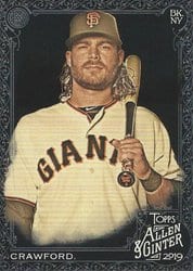 2019 Topps Allen & Ginter X Base Set Brandon Crawford #236 card
