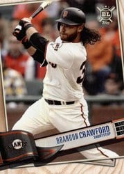 2019 Topps Big League Base Set Brandon Crawford #256 card