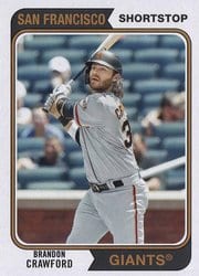2020 Topps Archives Base Set Brandon Crawford #143 card