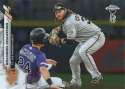 2020 Topps Chrome Ben Baller Edition Base Set Brandon Crawford #88 card