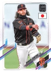 2021 Topps Japan Edition Base Set Brandon Crawford #191 card