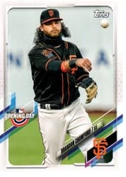 2021 Topps Opening Day Base Set Brandon Crawford #171 card
