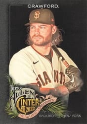2022 Topps Allen & Ginter X Base Set Brandon Crawford #52 card