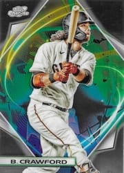 2022 Topps Cosmic Chrome Base Set Brandon Crawford #116 card