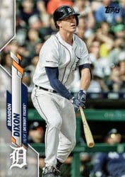 2020 Topps Update Base Set Brandon Dixon #U-135 card