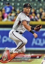 2018 Topps Base Set Brandon Drury #141 card