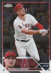 2023 Topps Chrome Base Set Brandon Drury #152 card