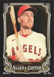 2024 Topps Allen & Ginter X Base Set Brandon Drury #168 card