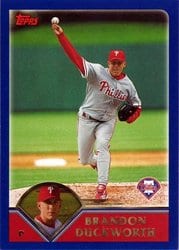2003 Topps Base Set Brandon Duckworth #37 card