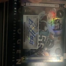 2024 Panini Photogenic In The Action Autographs Brandon Graham #IAA-BGR card