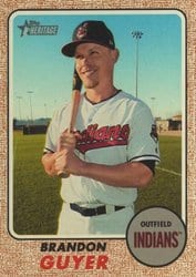2017 Topps Heritage Base Set Brandon Guyer #615 card