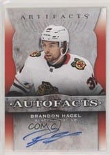 2021-22 Upper Deck Artifacts Autograph Facts Brandon Hagel #AF-HA card