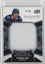 2024-25 Upper Deck Black Diamond Exquisite Collection Extra Exquisite Jersey Brandon Hagel #ECE-BH card