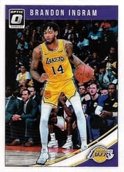 2018-19 Donruss Optic Base Set Brandon Ingram #64 card