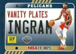 2020-21 Hoops Vanity Plates Brandon Ingram #19 card