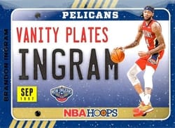 2020-21 Hoops Winter Vanity Plates Brandon Ingram #19 card