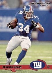 2023 Donruss Retro 2003 Brandon Jacobs #34 card