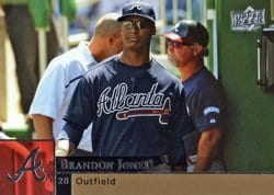 2009 Upper Deck Base Set Brandon Jones #19 card