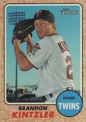 2017 Topps Heritage Base Set Brandon Kintzler #554 card