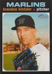 2020 Topps Heritage Base Set Brandon Kintzler #679 card